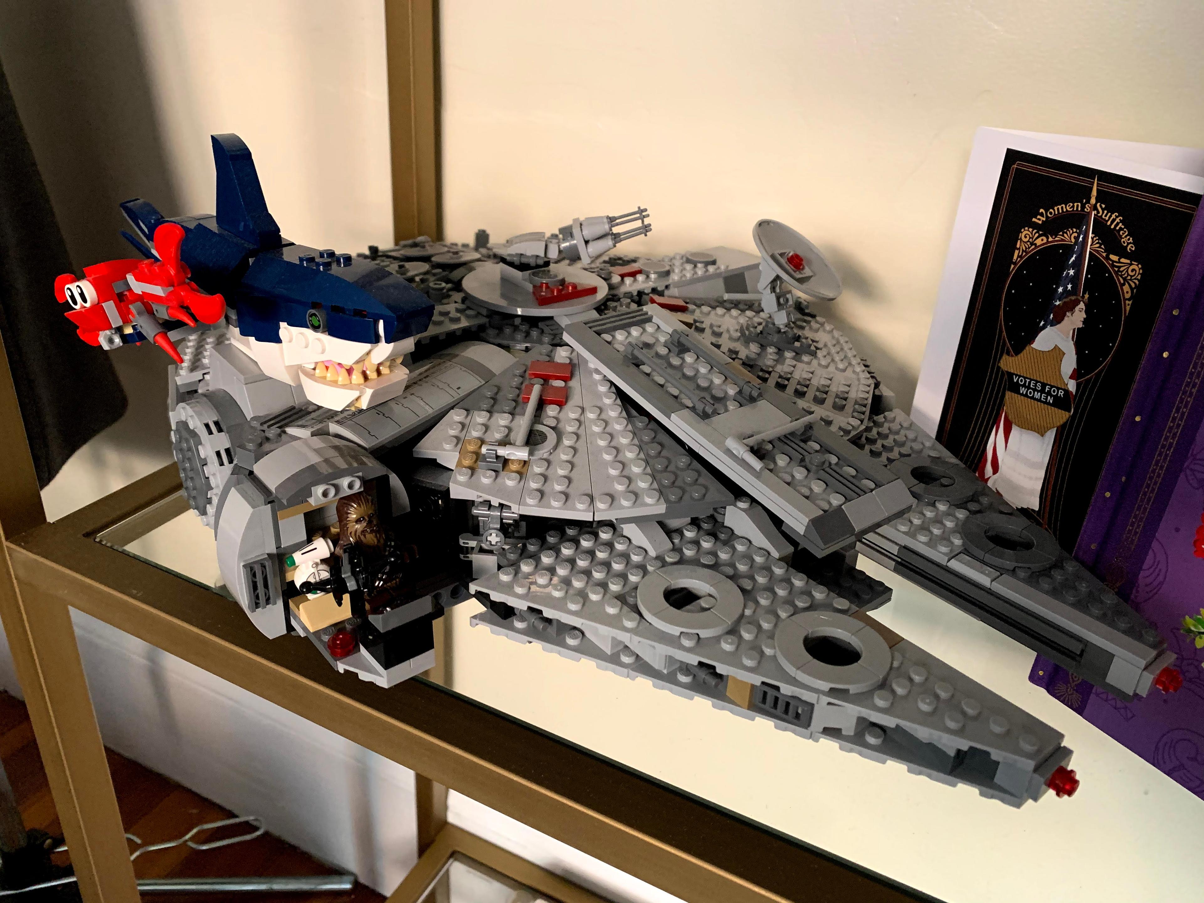 Millennium Falcon (with Shark!)