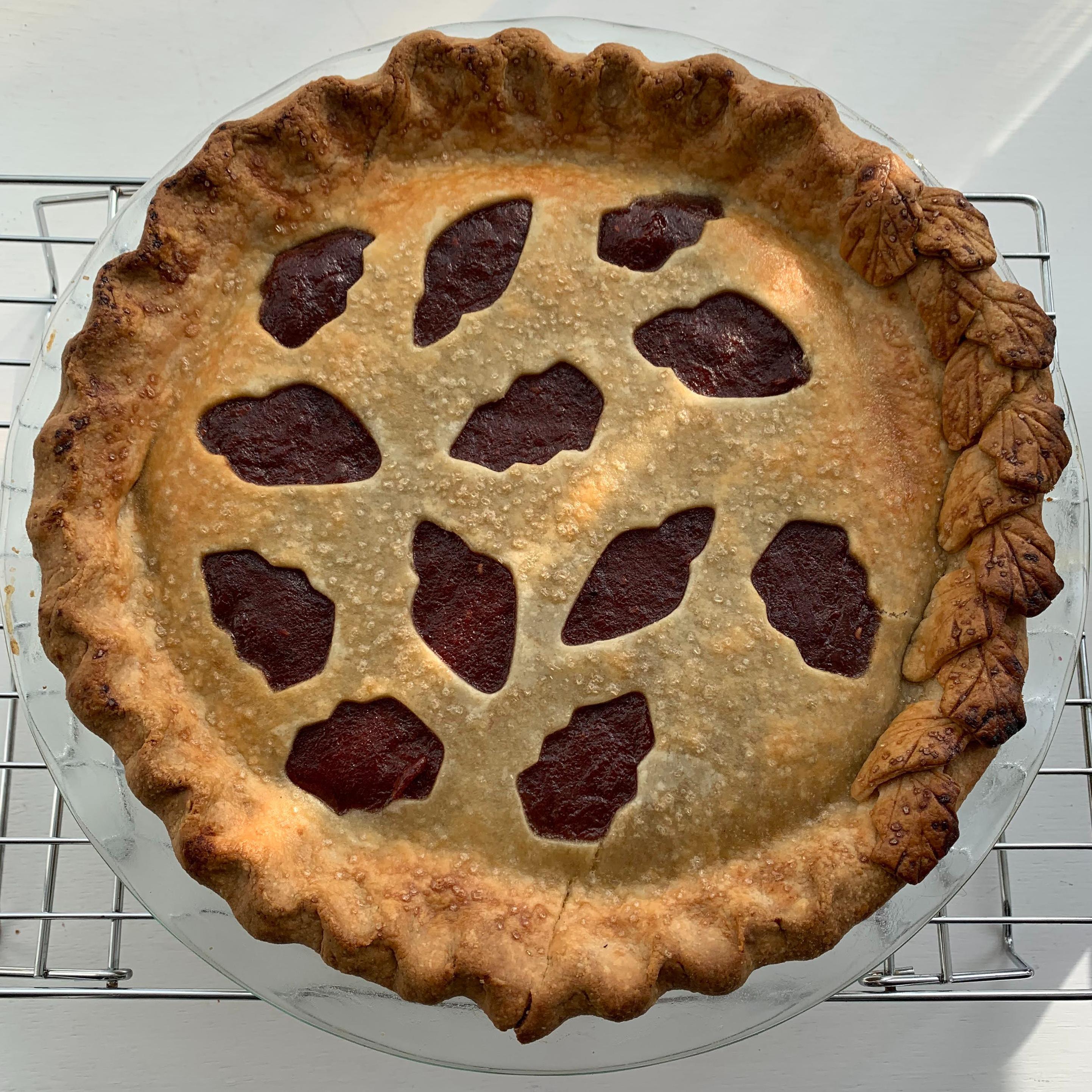 Berry Apple-Butter Pie